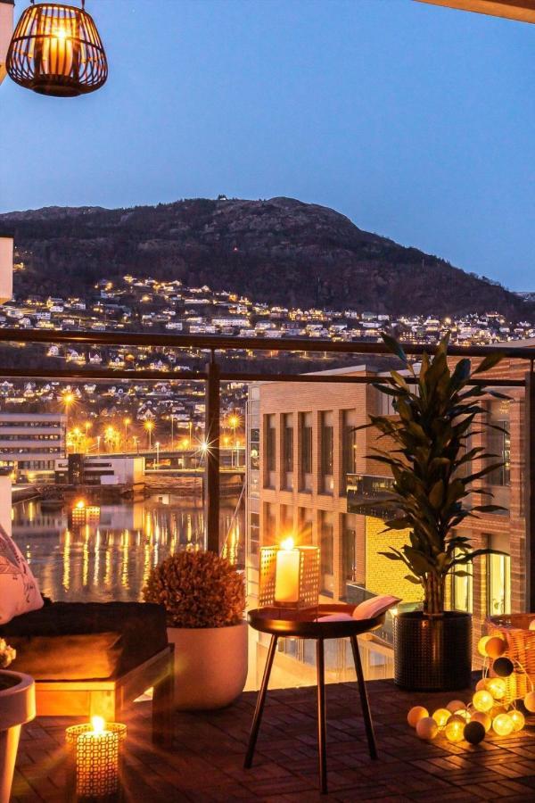 Modern Apartment - Amazing Terrace And Fjord View, Close To City Center Bergen Bagian luar foto